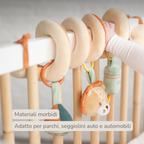 Playpen Spiral Baby Lion Léon - Activity Spiral for Home or On the Go - 25 cm - Multicolored [IT]