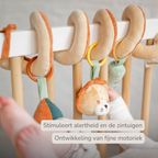 Playpen Spiral Baby Lion Léon - Activity Spiral for Home or On the Go - 25 cm - Multicolored [NL]
