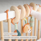 Playpen Spiral Baby Lion Léon - Activity Spiral for Home or On the Go - 25 cm - Multicolored [NL]