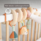 Playpen Spiral Baby Lion Léon - Activity Spiral for Home or On the Go - 25 cm - Multicolored [NL]
