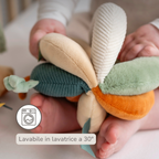 Soft Grip Ball Lion Léon - Plush Activity Ball - Sensory Toy - 15 cm - Multicolored [IT]