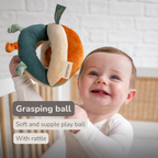 Soft Grip Ball Lion Léon - Plush Activity Ball - Sensory Toy - 15 cm - Multicolored [EN]