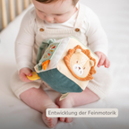 Soft Activity Cube Lion Léon - Baby Toy - 11 cm - Multicolored [DE]