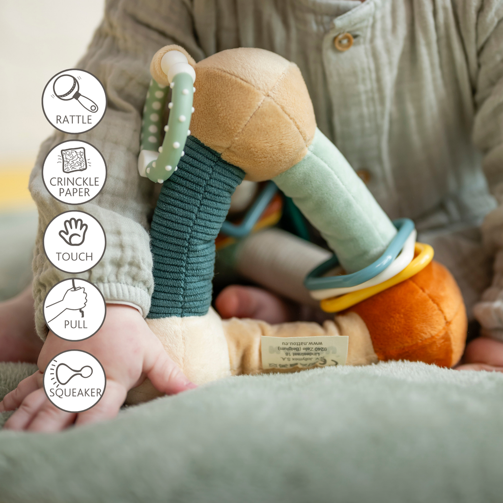 Soft Activity Pyramid Lion Léon - Baby Toy - 18 cm - Multicolored [DE]