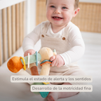 Soft Activity Pyramid Lion Léon - Baby Toy - 18 cm - Multicolored [ES]