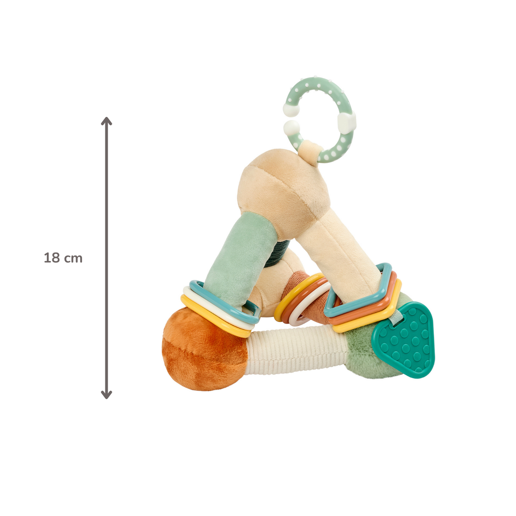 Soft Activity Pyramid Lion Léon - Baby Toy - 18 cm - Multicolored [ES]
