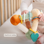 Soft Activity Pyramid Lion Léon - Baby Toy - 18 cm - Multicolored [NL]