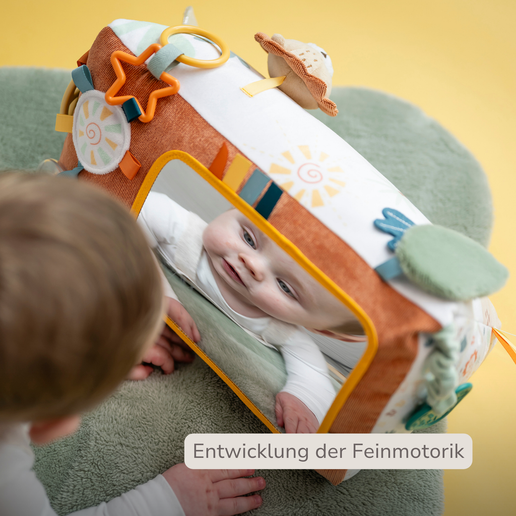 Soft Activity Triangle Lion Léon - Baby Toy - 33 x 18 cm - Multicolored [DE]