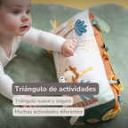 Soft Activity Triangle Lion Léon - Baby Toy - 33 x 18 cm - Multicolored [ES]