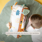Soft Activity Triangle Lion Léon - Baby Toy - 33 x 18 cm - Multicolored [ES]