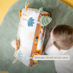 Soft Activity Triangle Lion Léon - Baby Toy - 33 x 18 cm - Multicolored [FR]