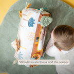 Soft Activity Triangle Lion Léon - Baby Toy - 33 x 18 cm - Multicolored [EN]