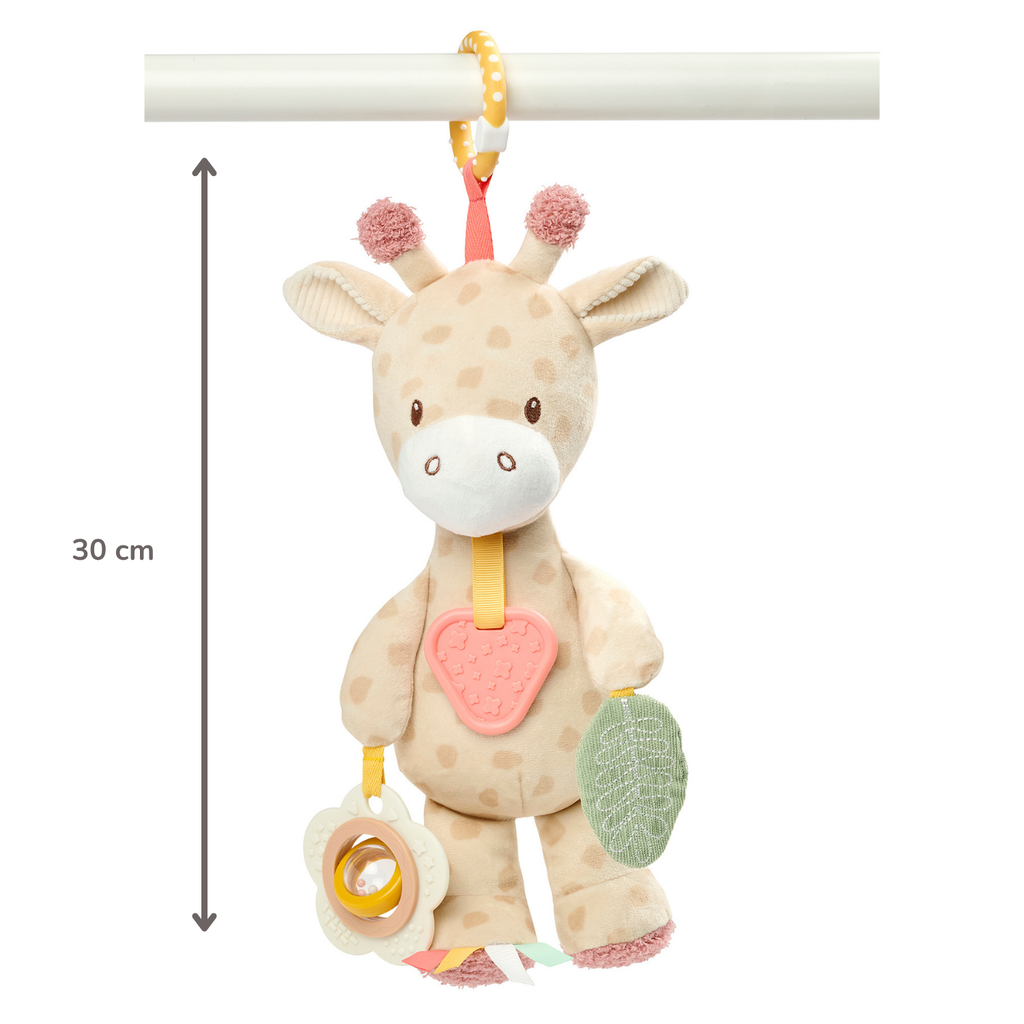Activity Plush Toy Giraffe Gina - 30 cm - Soft Baby Plush Toy - Multicolored [DE]