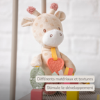 Activity Plush Toy Giraffe Gina - 30 cm - Soft Baby Plush Toy - Multicolored [FR]