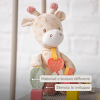 Activity Plush Toy Giraffe Gina - 30 cm - Soft Baby Plush Toy - Multicolored [IT]