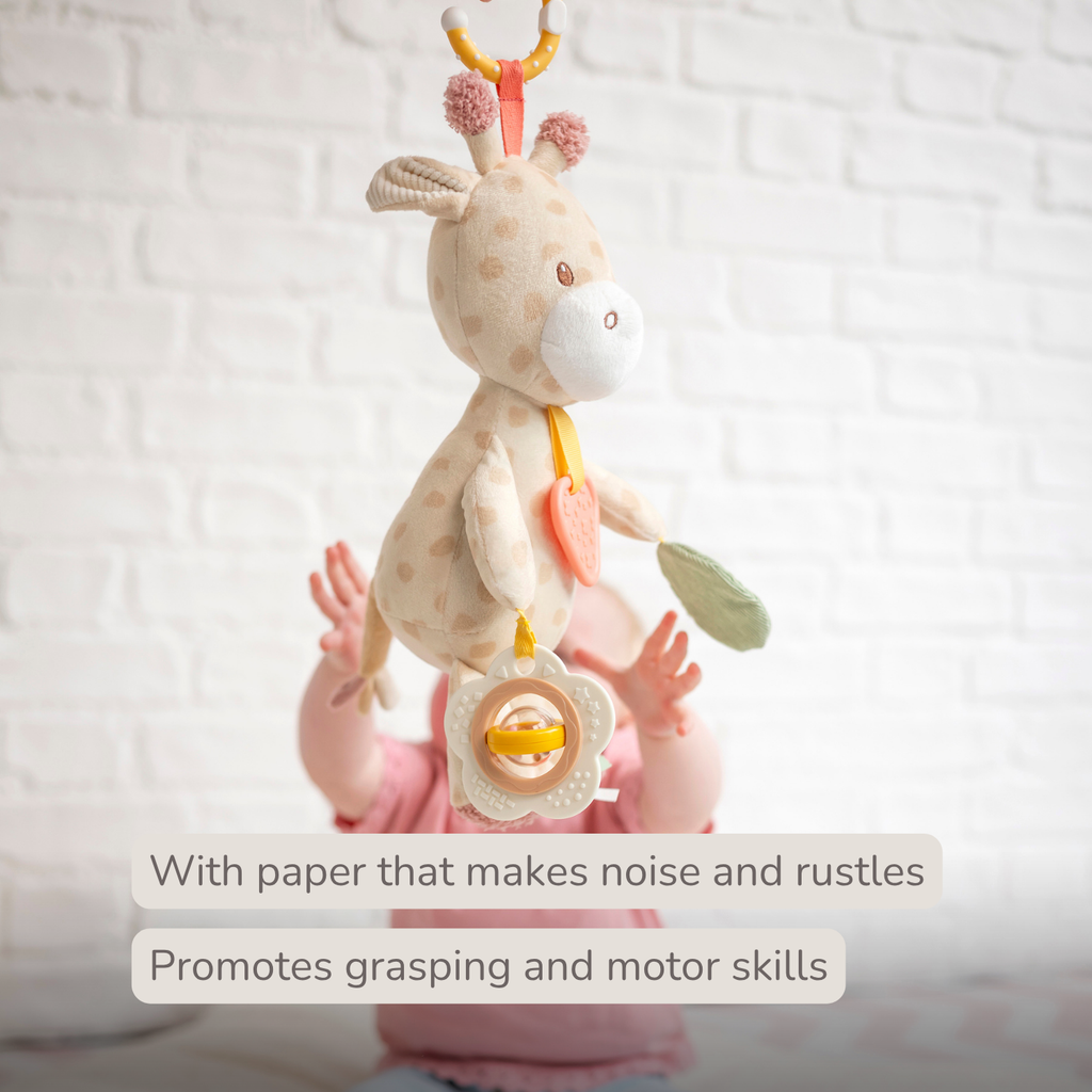 Activity Plush Toy Giraffe Gina - 30 cm - Soft Baby Plush Toy - Multicolored [EN]