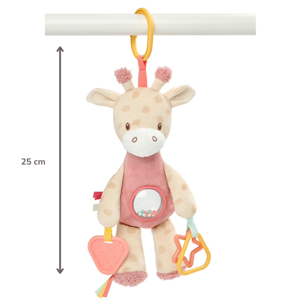 Activity Plush Toy Giraffe Gina - 25 cm - Soft Baby Plush Toy - Multicolored [DE]