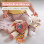 Activity Plush Toy Giraffe Gina - 25 cm - Soft Baby Plush Toy - Multicolored [ES]