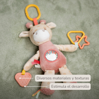 Activity Plush Toy Giraffe Gina - 25 cm - Soft Baby Plush Toy - Multicolored [ES]
