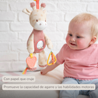 Activity Plush Toy Giraffe Gina - 25 cm - Soft Baby Plush Toy - Multicolored [ES]