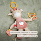 Activity Plush Toy Giraffe Gina - 25 cm - Soft Baby Plush Toy - Multicolored [NL]