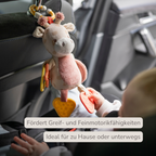 Activity Plush Toy Giraffe Gina - 20 cm - Soft Baby Plush Toy - Multicolored [DE]