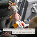 Activity Plush Toy Giraffe Gina - 20 cm - Soft Baby Plush Toy - Multicolored [ES]