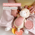 Activity Plush Toy Giraffe Gina - 20 cm - Soft Baby Plush Toy - Multicolored [NL]