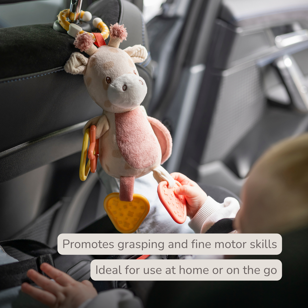 Activity Plush Toy Giraffe Gina - 20 cm - Soft Baby Plush Toy - Multicolored [EN]