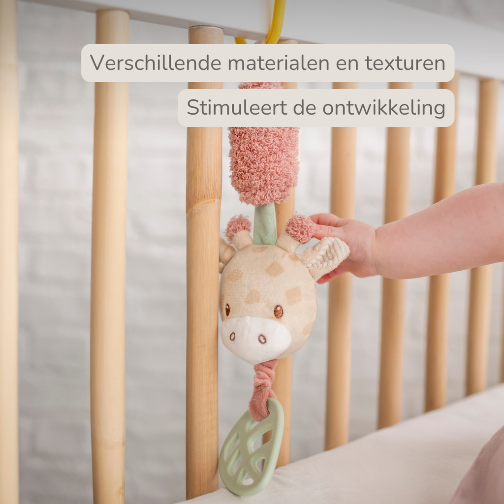 Activity toy with sounds Giraffe Gina - Hanging Rattle - 28 cm - Multicolored [NL]