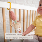 Activity toy with sounds Giraffe Gina - Hanging Rattle - 28 cm - Multicolored [NL]