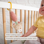 Activity toy with sounds Giraffe Gina - Hanging Rattle - 28 cm - Multicolored [EN]