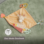 Baby Activity Comforter Gina - Doudou Giraffe - 28 x 28 cm - Multicolored [DE]