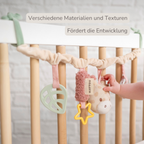 Pram Toy Giraffe Gina - Baby Toy for Home or On the Go - 17 cm - Multicolored [DE]