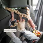 Pram Toy Giraffe Gina - Baby Toy for Home or On the Go - 17 cm - Multicolored [ES]