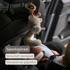 Vertical Playpen Spiral Baby Giraffe Gina - Hanging Activity Spiral for Home or On the Go - 28 cm - Multicolored [NL]