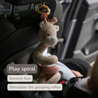 Vertical Playpen Spiral Baby Giraffe Gina - Hanging Activity Spiral for Home or On the Go - 28 cm - Multicolored [EN]