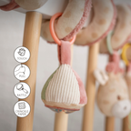 Playpen Spiral Baby Giraffe Gina - Activity Spiral for Home or On the Go - 25 cm - Multicolored [IT]