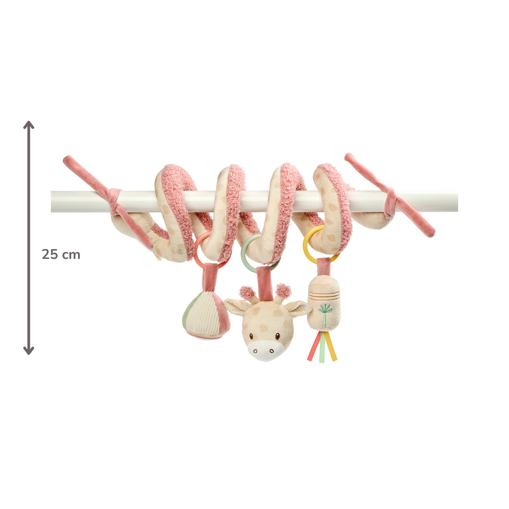 Playpen Spiral Baby Giraffe Gina - Activity Spiral for Home or On the Go - 25 cm - Multicolored [NL]