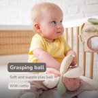 Soft Grip Ball Giraffe Gina - Plush Activity Ball - Sensory Toy - 15 cm - Multicolored [EN]