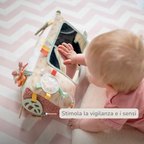 Soft Activity Triangle Giraffe Gina - Baby Toy 33 x 18 cm - Multicolored [IT]