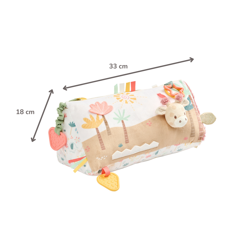 Soft Activity Triangle Giraffe Gina - Baby Toy 33 x 18 cm - Multicolored [NL]