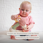 Soft Activity Pyramid Giraffe Gina - Baby Toy - 18 cm - Multicolored [DE]