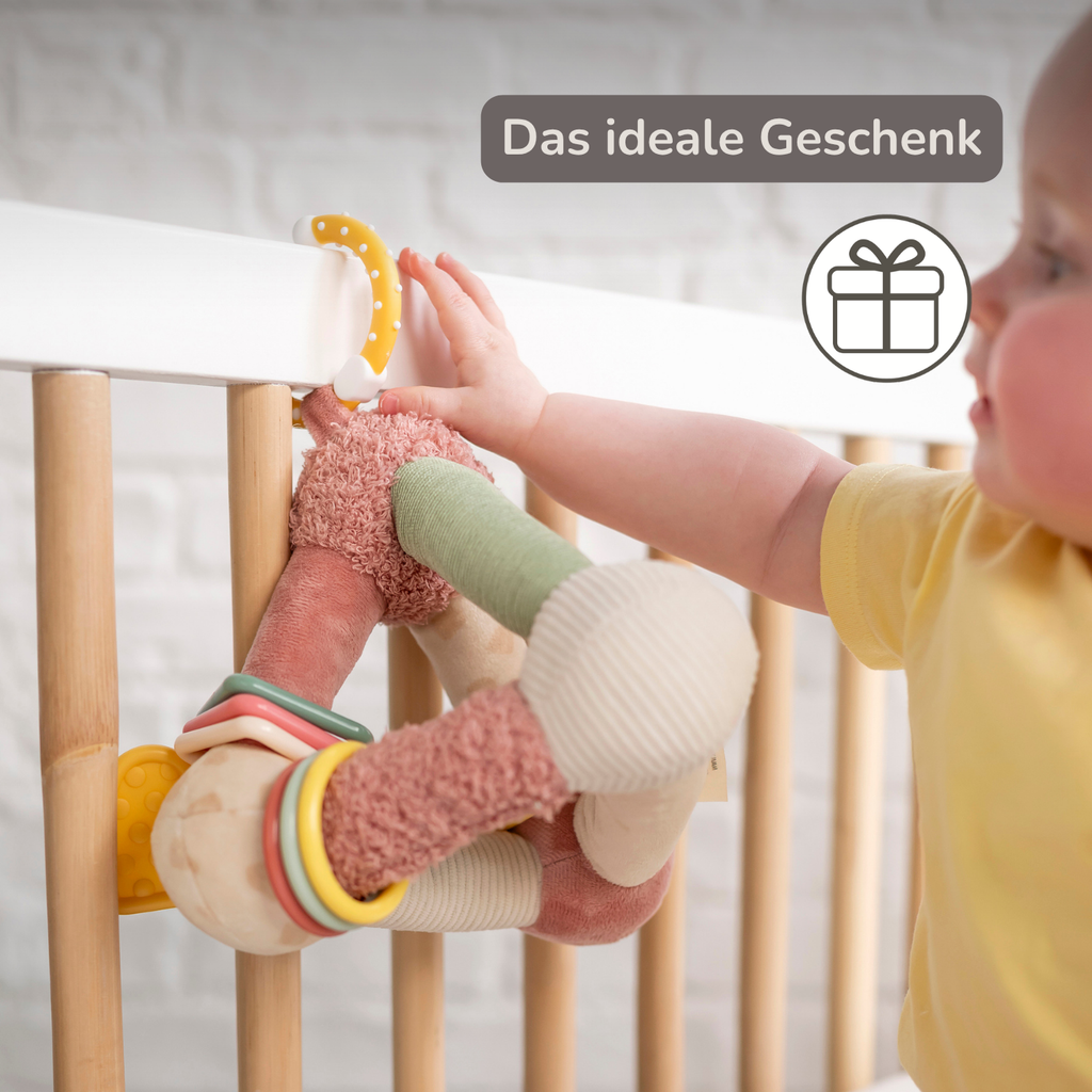 Soft Activity Pyramid Giraffe Gina - Baby Toy - 18 cm - Multicolored [DE]