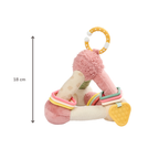 Soft Activity Pyramid Giraffe Gina - Baby Toy - 18 cm - Multicolored [IT]