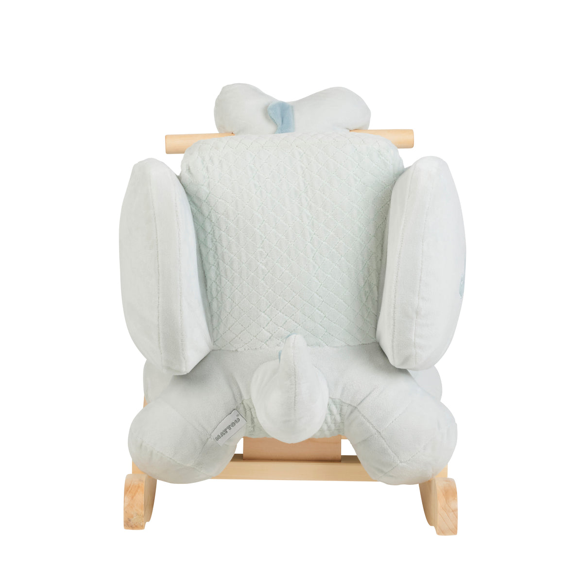 Rocking Toy Crocodile Romeo 60x30x45 cm Light Green - Nattou