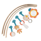 Nattou Playmat with Wooden Arch  Mila, Lana and Zoe