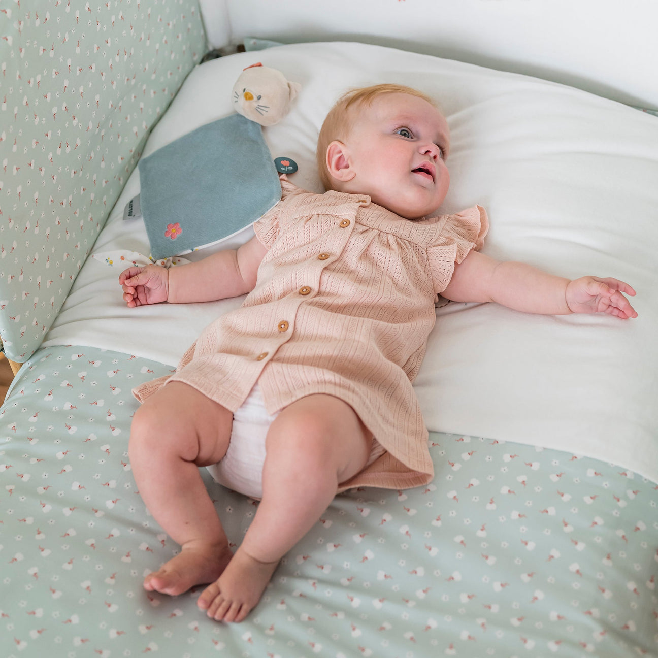 Nattou Duvet Cover Baby with Pillowcase  Mila, Lana and Zoe