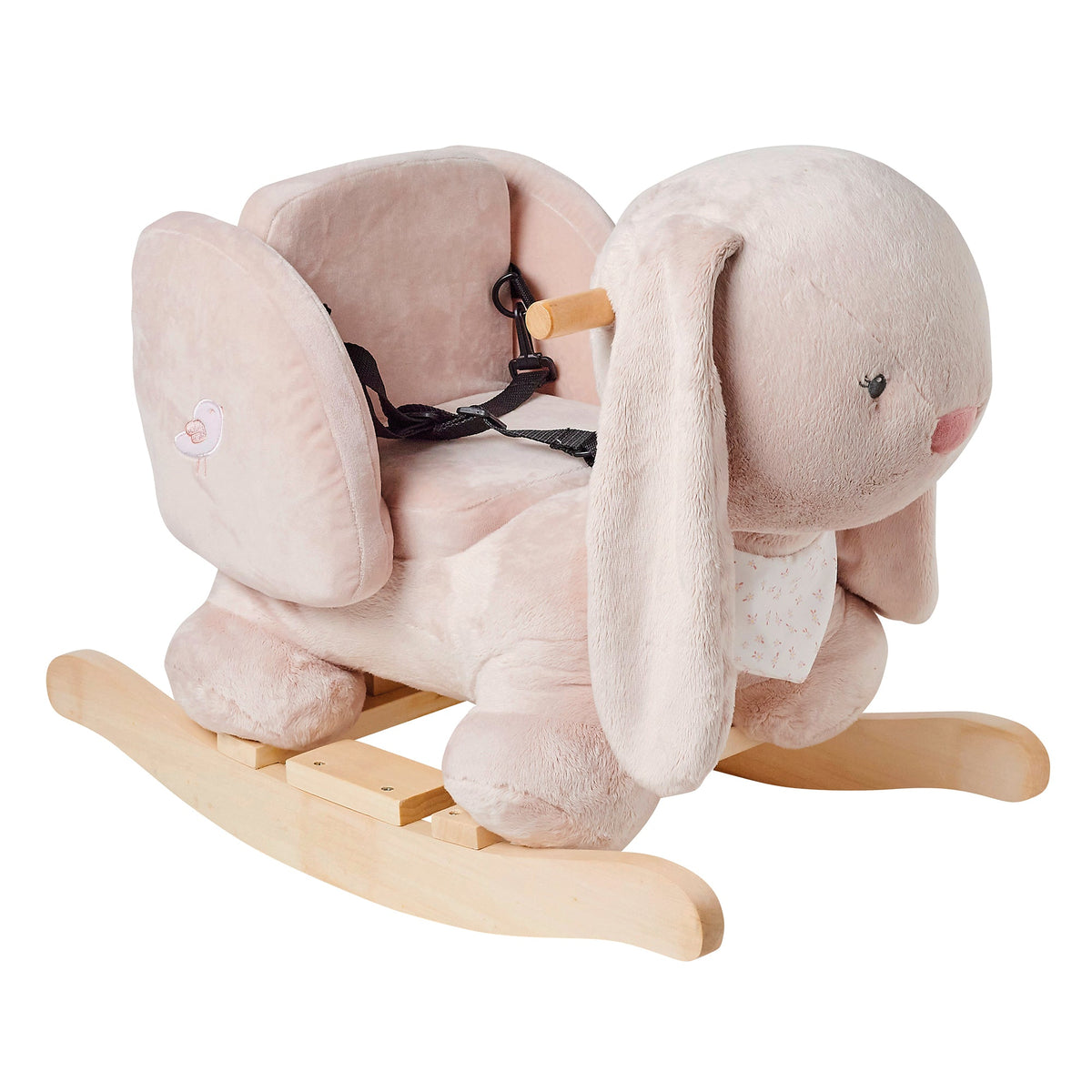 Rocking Toy Rabbit Pomme 60x30x45 cm Powder Pink - Nattou