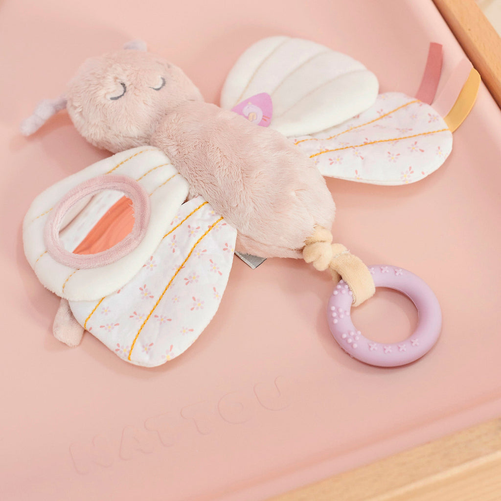 Nattou Activity Cuddly Butterfly Alice and Pomme 25 cm Powder Pink